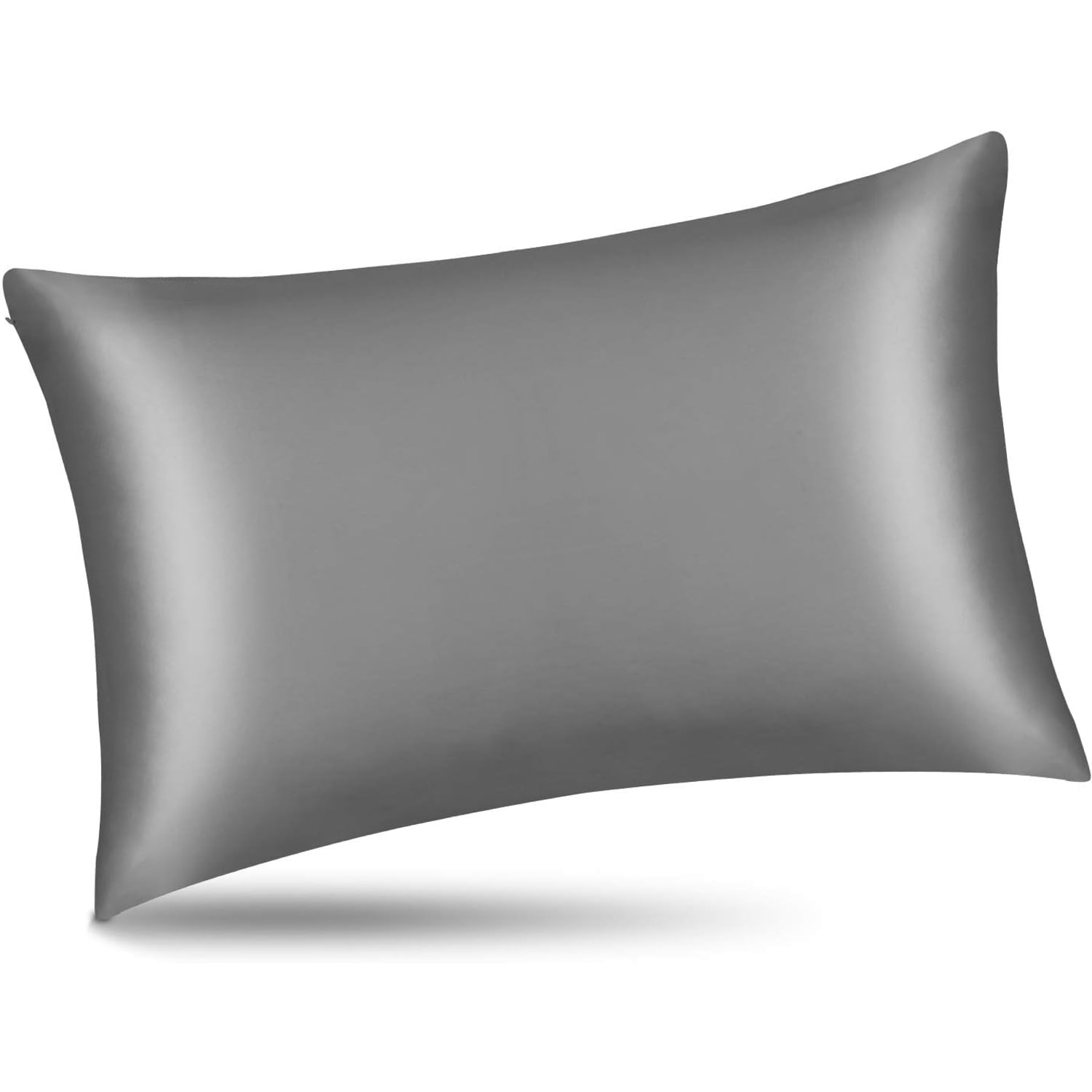 Iron Grey 19 Momme Mulberry Silk Pillowcase 50 x 75 cm