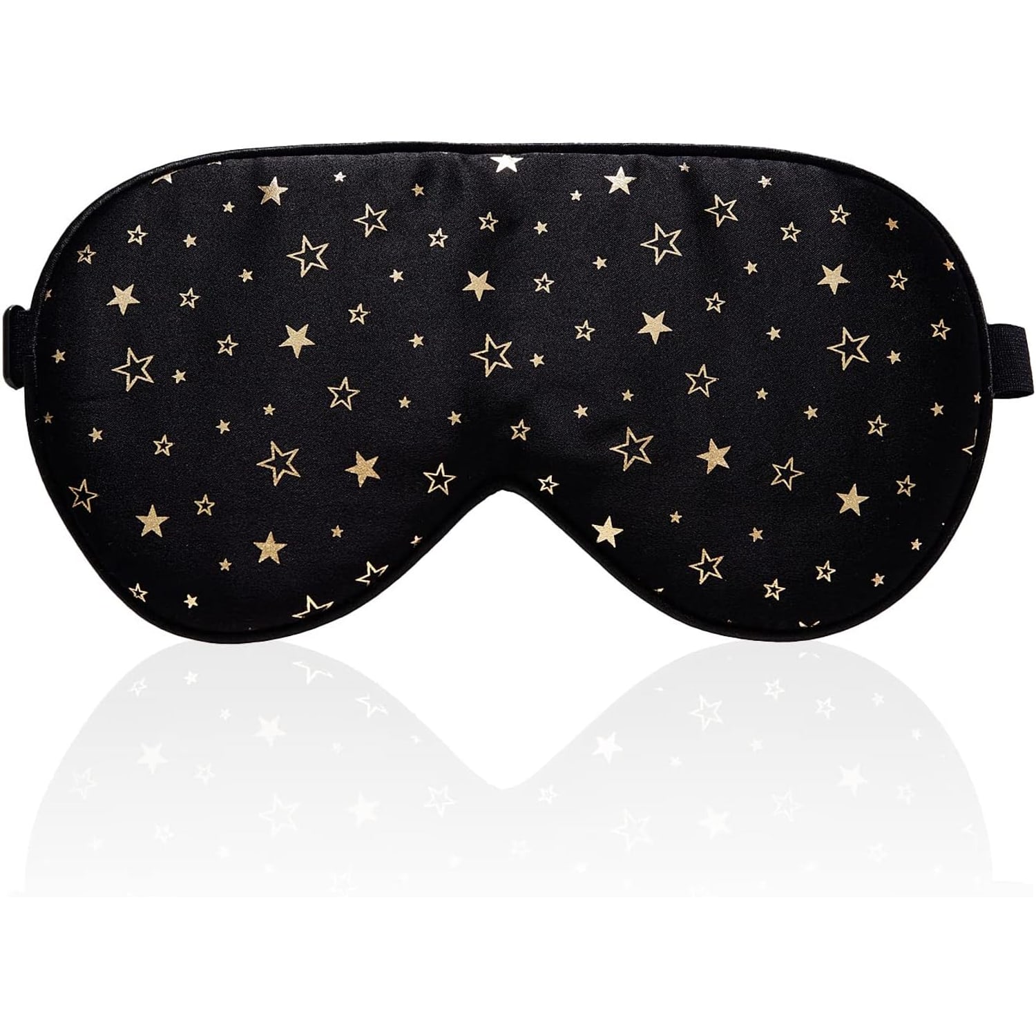 Gold Star Print Mulberry Silk Sleep Mask